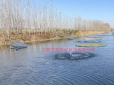 太陽能水上噴泉曝氣系統價格多少 江蘇艾珍環保.jpg