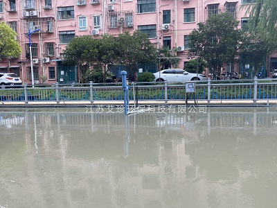 江蘇艾珍環保科技沉水式羅茨風機安裝現場工程